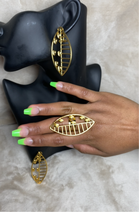 Ensemble de bijoux en Or, acier inoxydable (Lot 4)