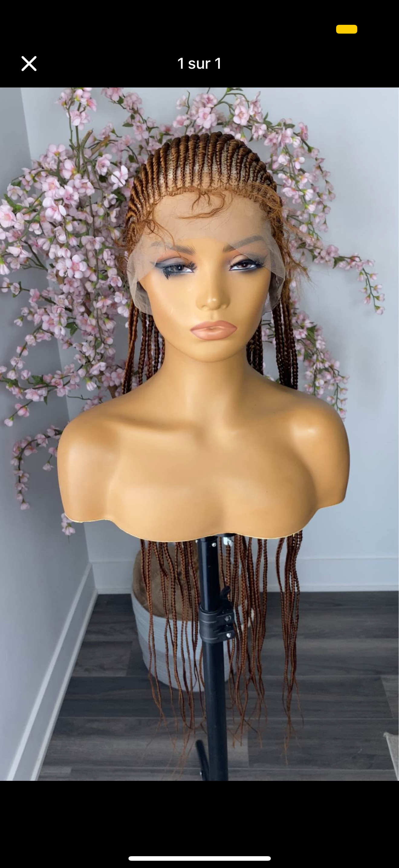 Perruque tresse