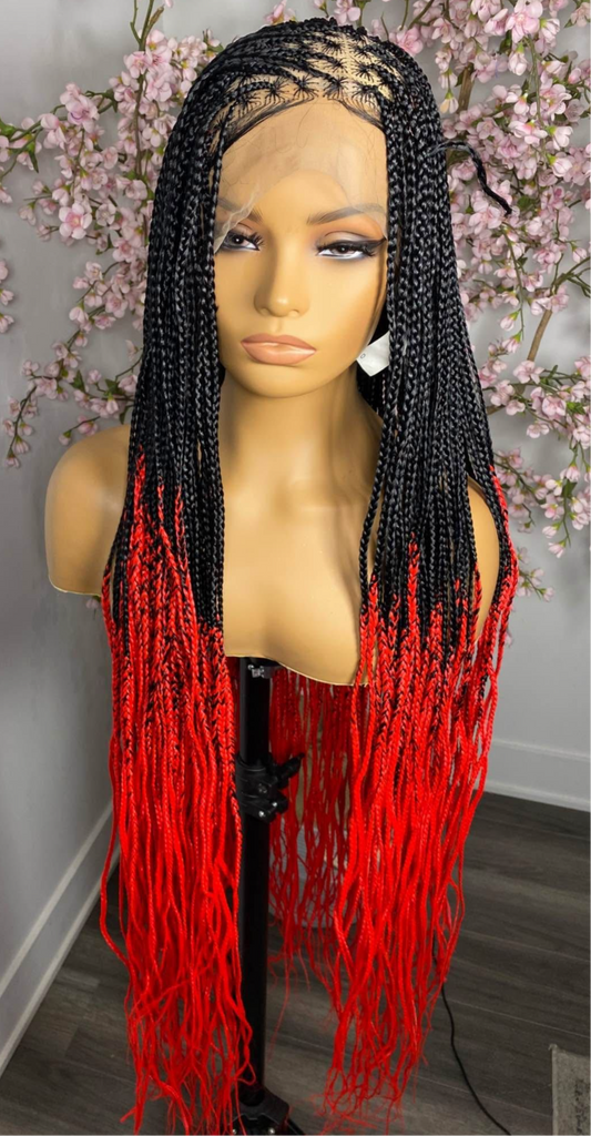Perruque tresse 2 ton