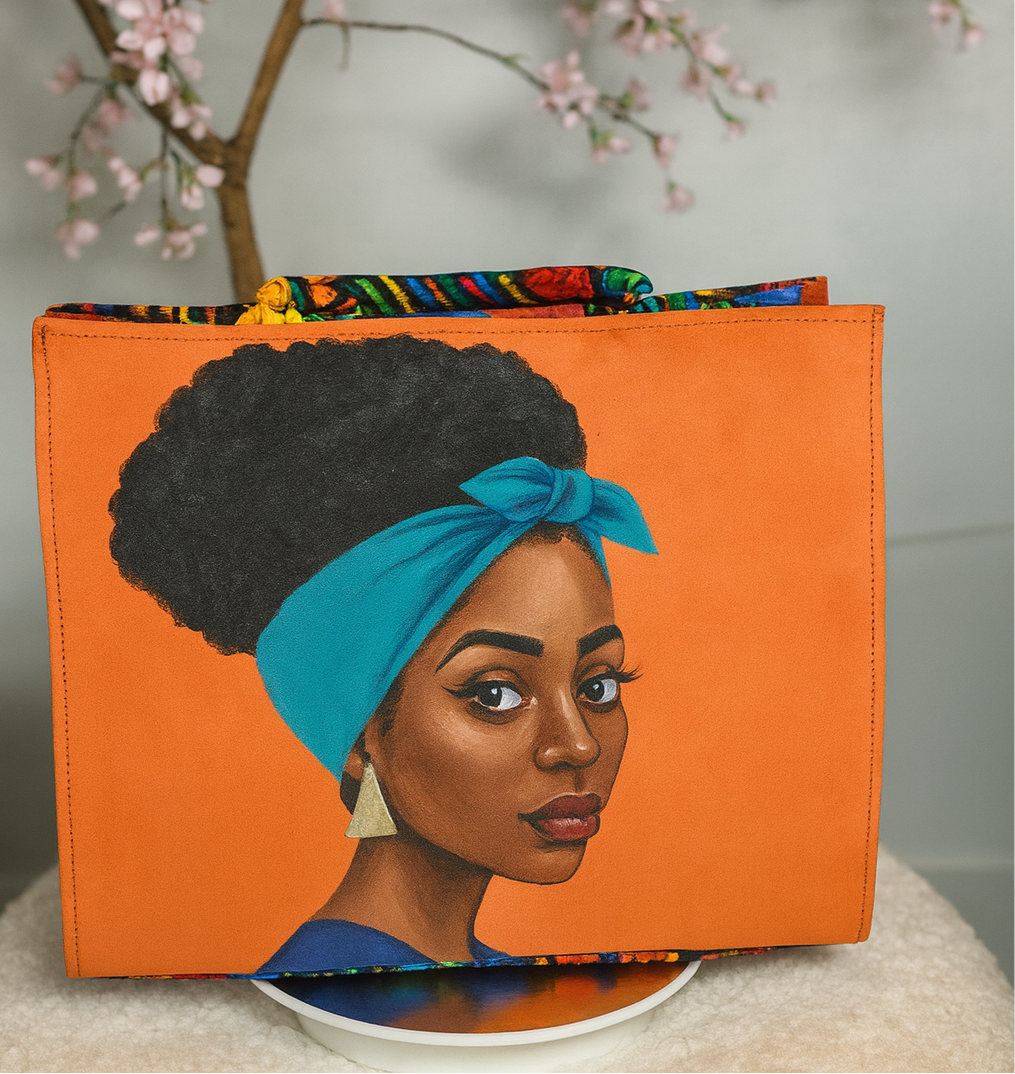 Sac Afritude (paint à la main)