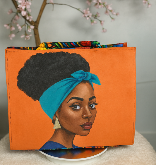 Sac Afritude (paint à la main)