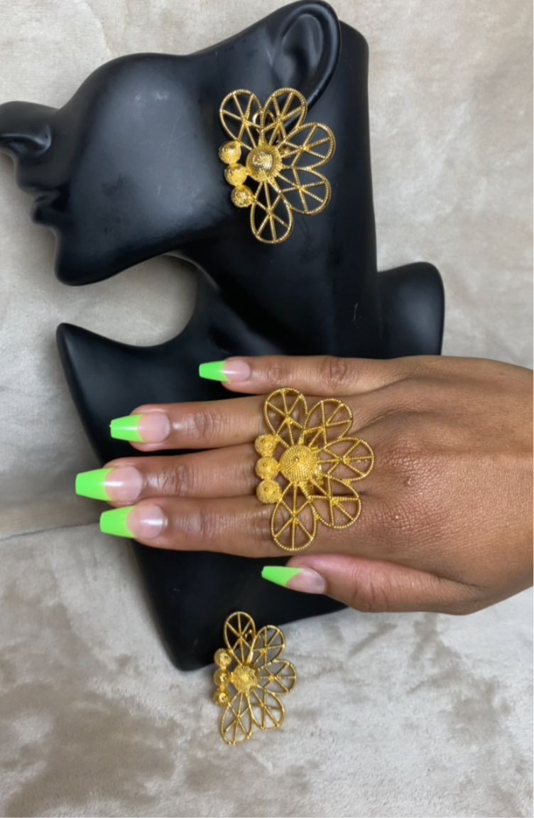 Ensemble de bijoux en Or, acier inoxydable (Lot 4)