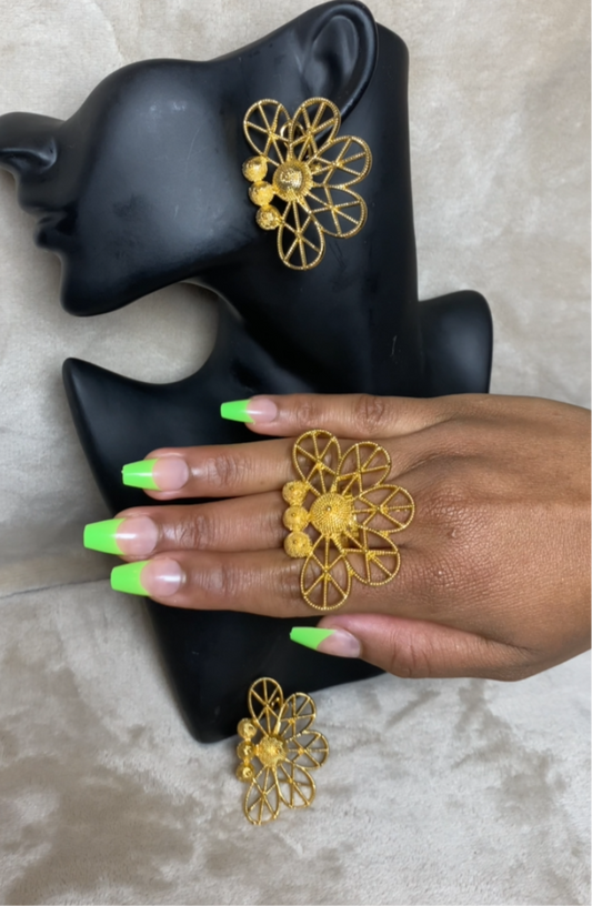 Ensemble de bijoux en Or, acier inoxydable (Lot 4)